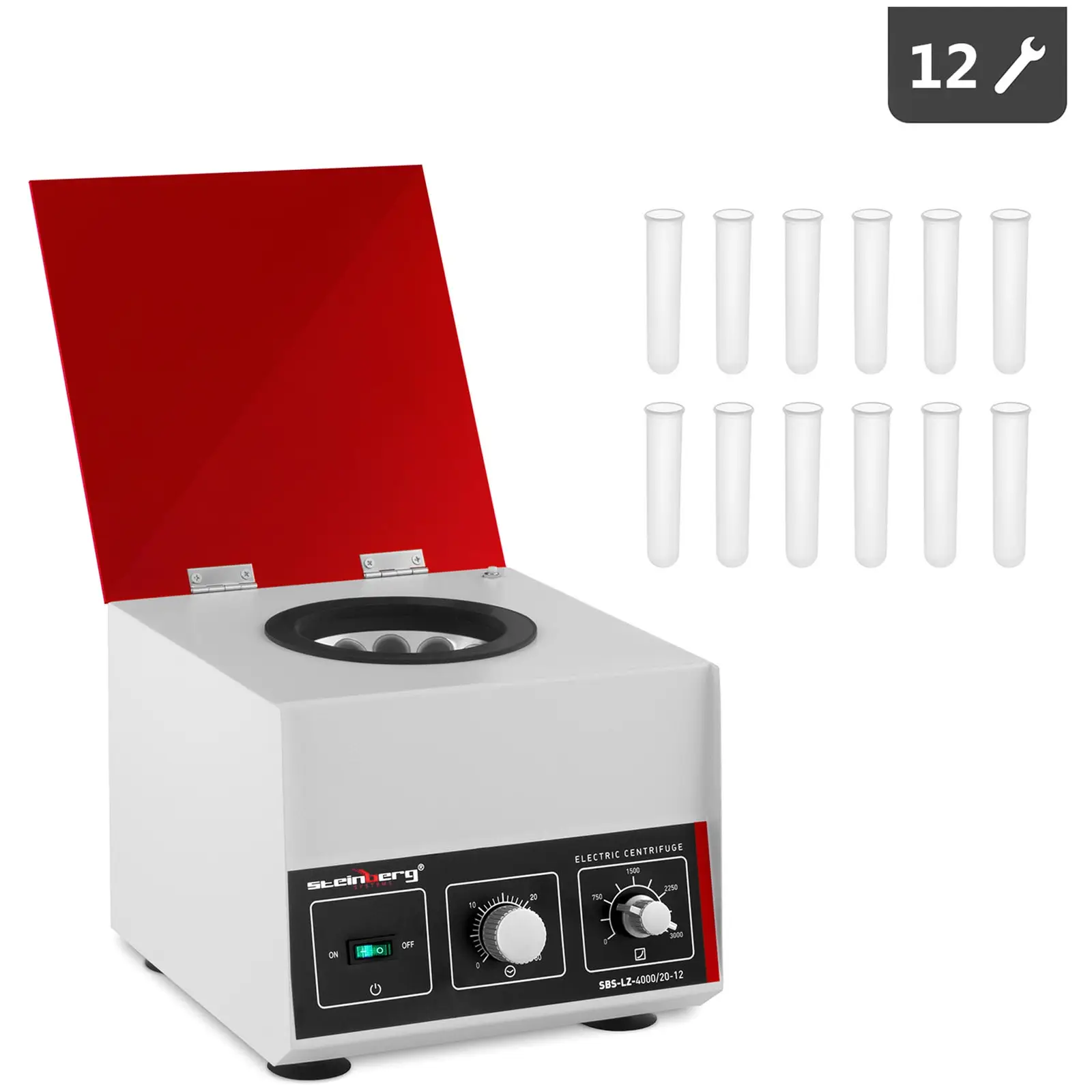 Sentrifugi - Pöytämalli - 12 x 20 ml - RCF 1150 xg | Steinberg Systems