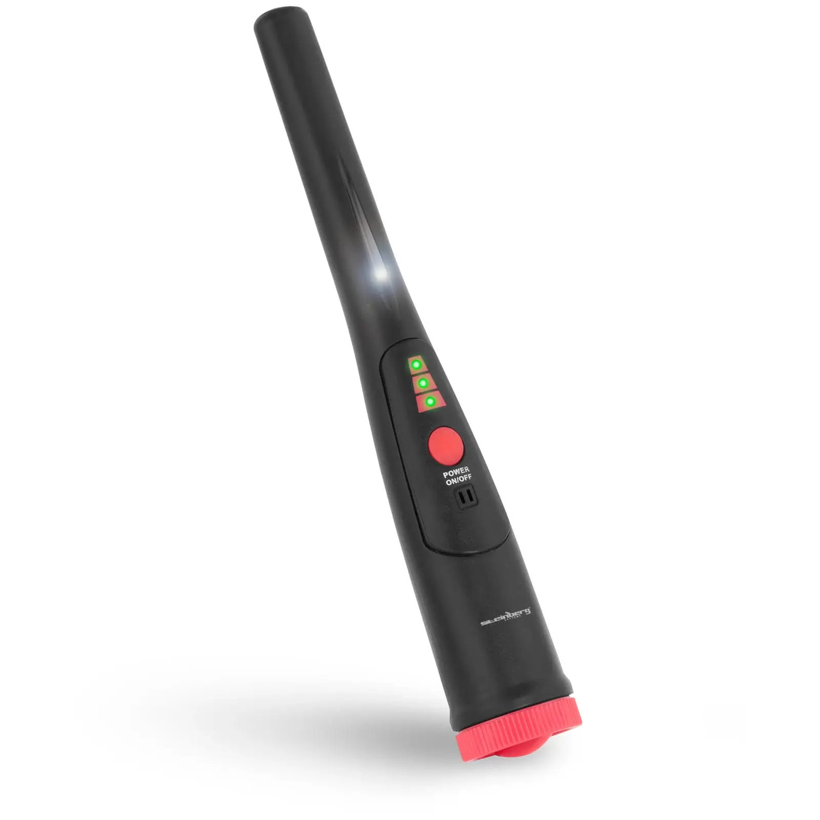 Metaldetektor pinpointer - 10 cm - 360° - LED-lommelygte