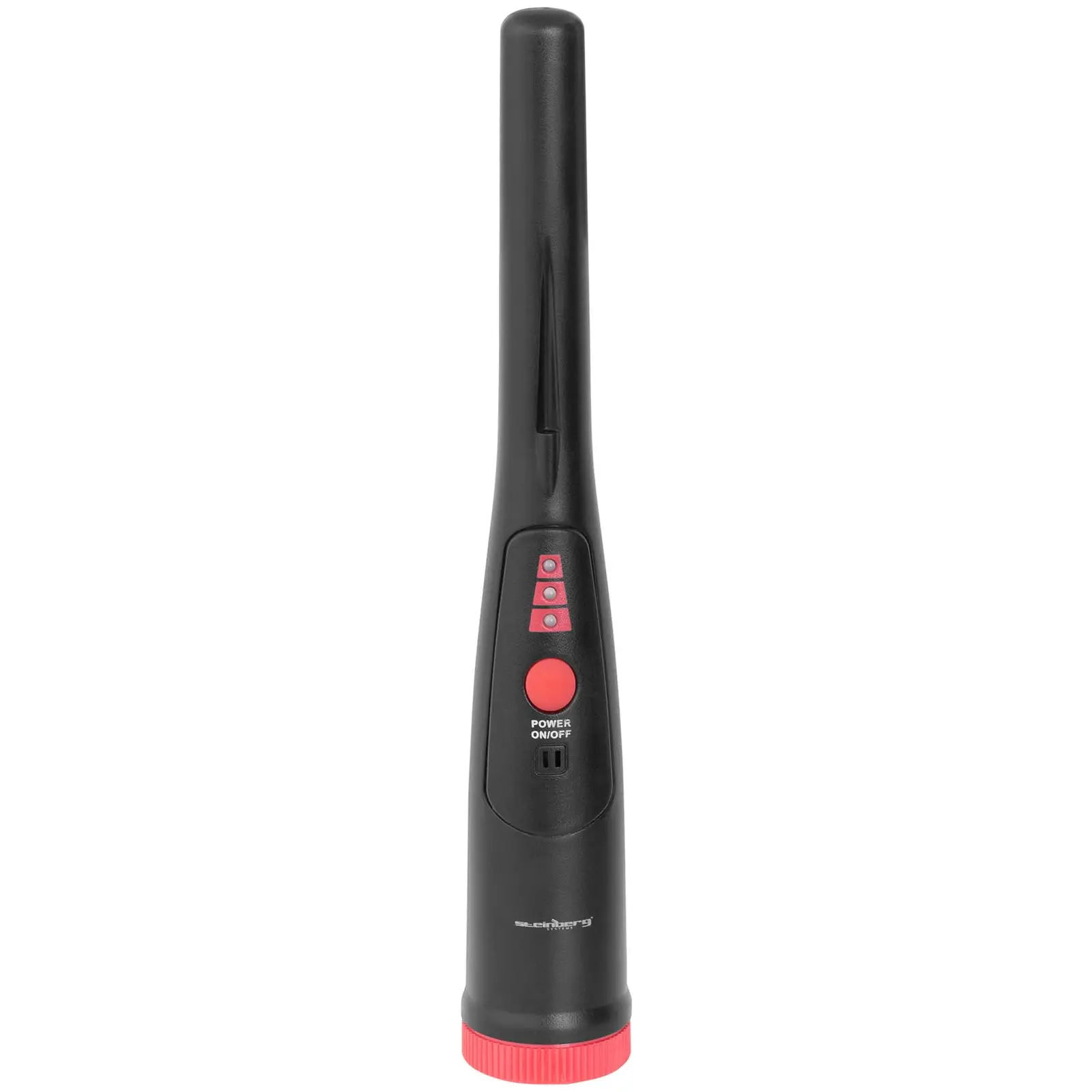Dohledávácí detektor kovů - 10 cm - 360° - kapesní svítilna (Počet baterií: 1)