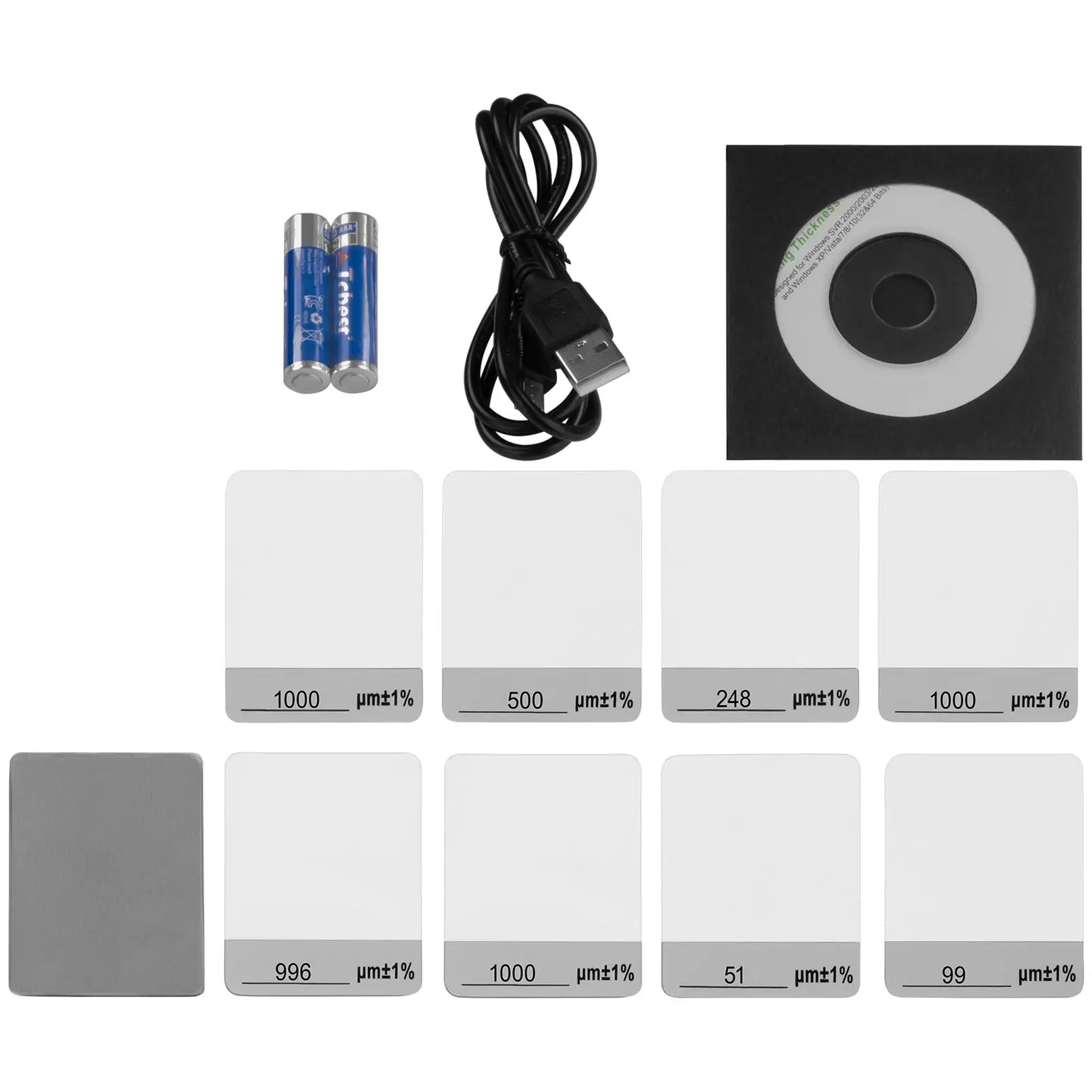 Coating Thickness Gauge PRO - Measuring Range 0 - 5.000μm - ±2% + 1μm