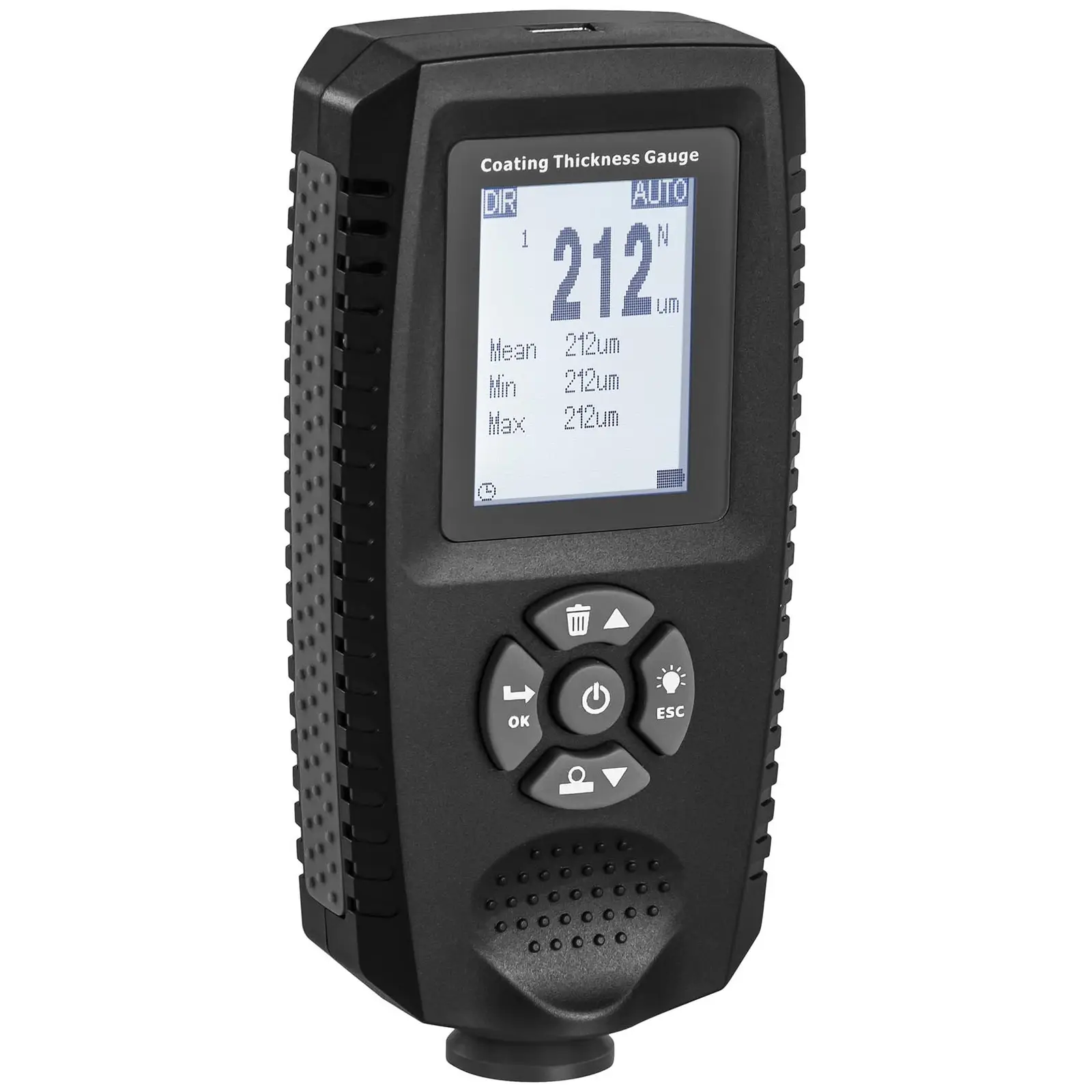 Laagdiktemeter - Meetbereik: 0 - 500μm - ±1% + 1μm (Aantal batterijen: 2)