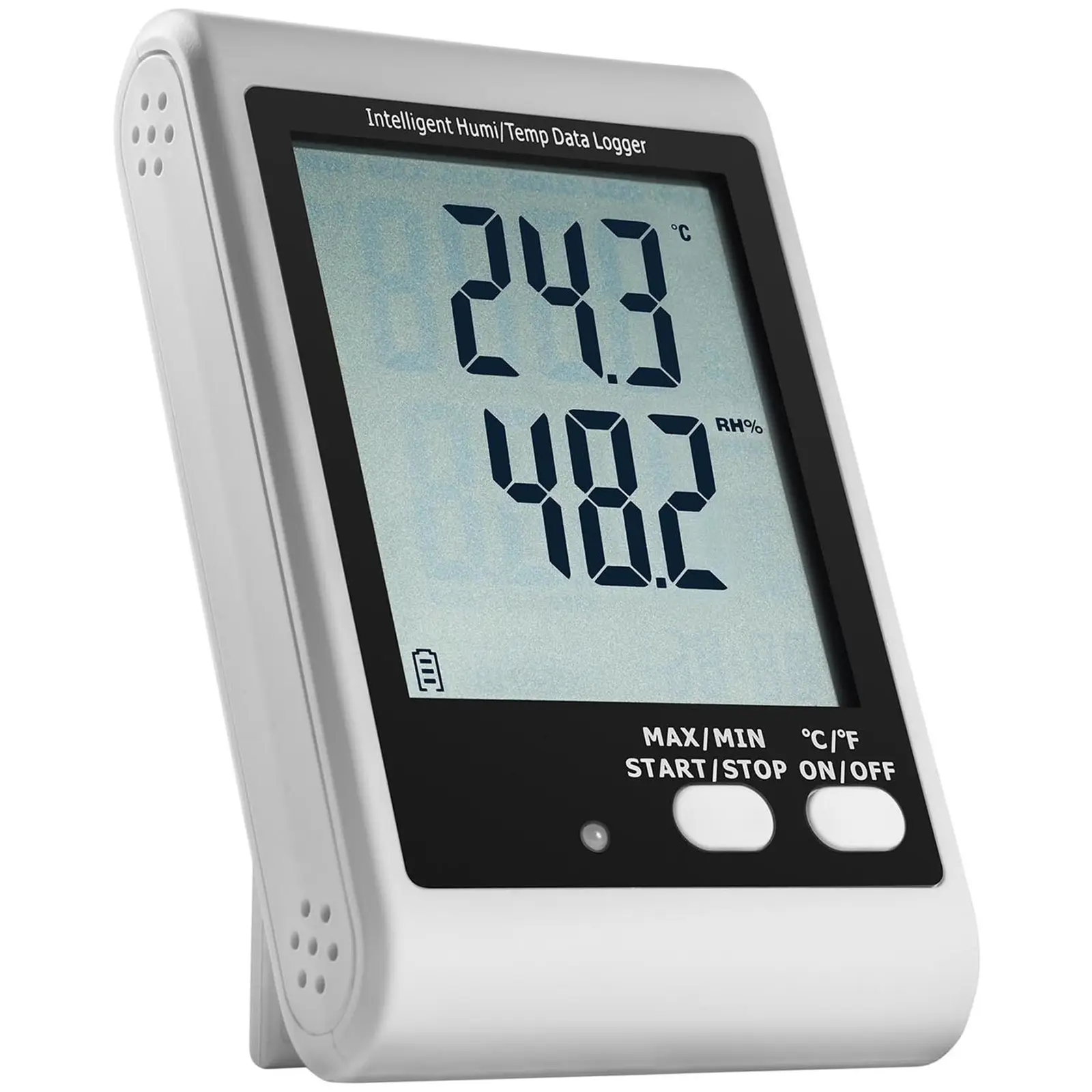 Datalogger - LCD-display - temperatur + luftfuktighet
