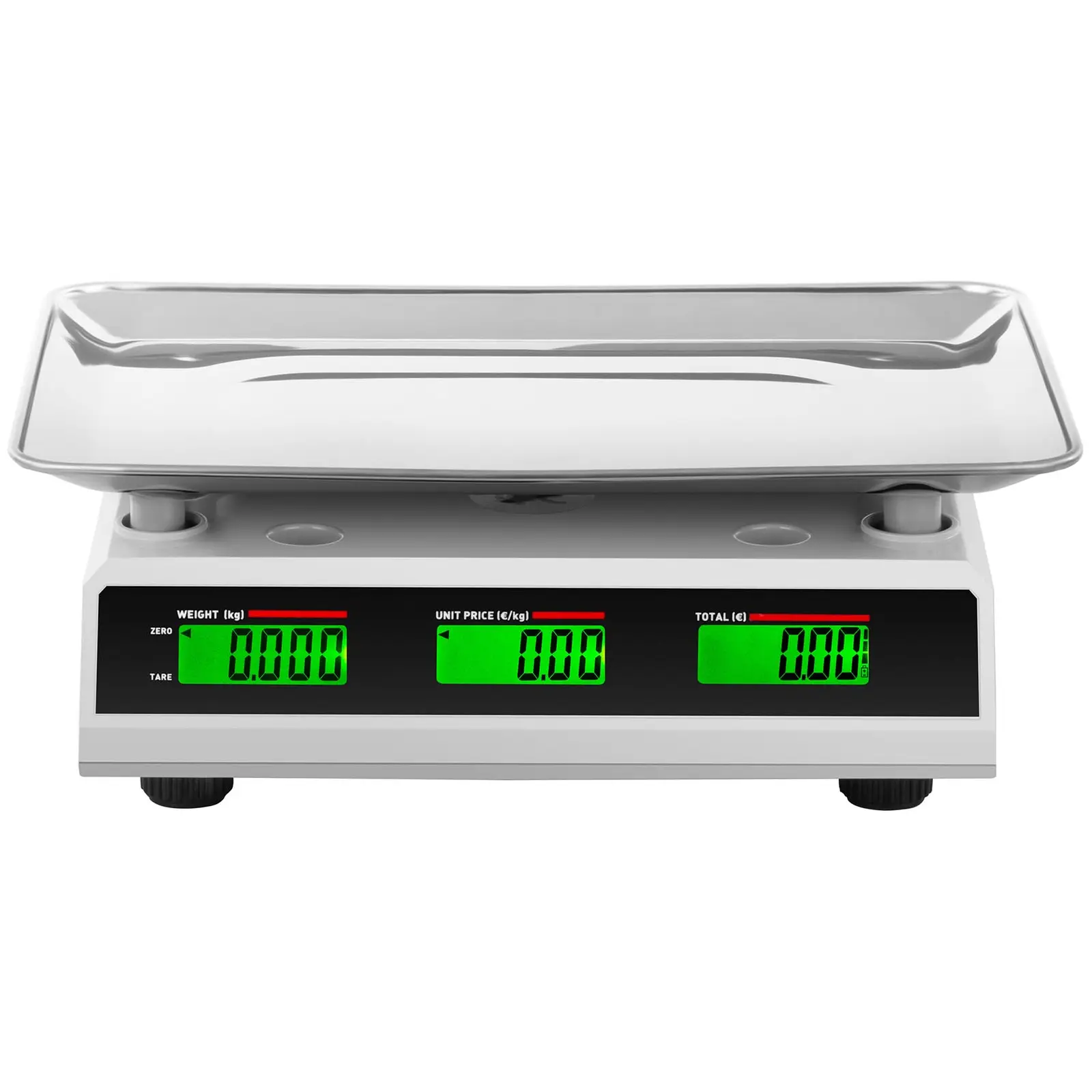 Kontrolní váha - 30 kg / 1 g - 34,1 x 24,1 cm - 6 LCD (Tárování: Ano)
