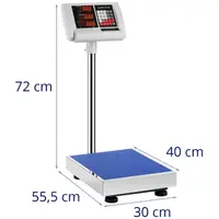 Balance plateforme - 60 kg / 10 g - 40 x 30 cm