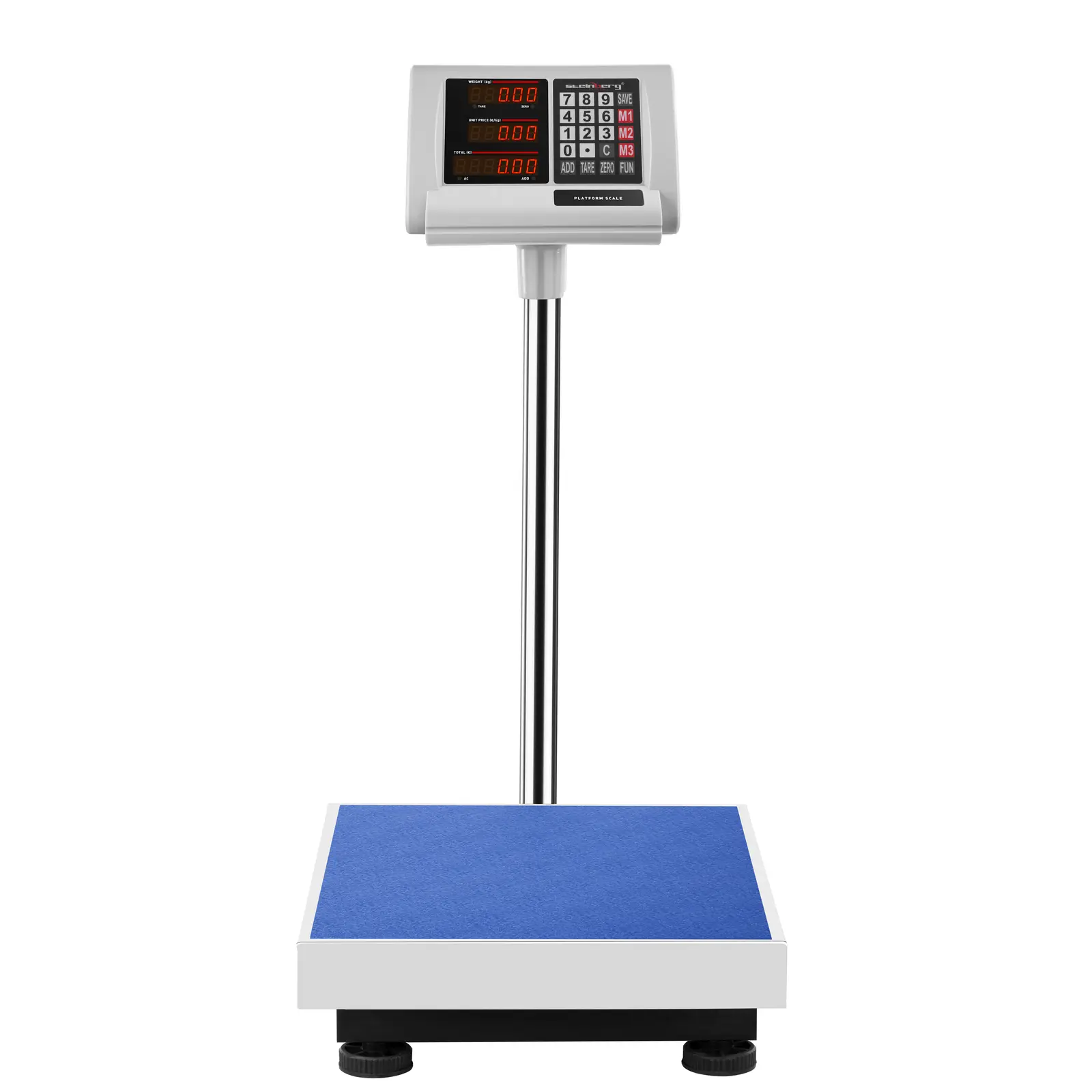 Balance plateforme - 150 kg / 0,01 kg - 50 x 40 cm - LED (Sauvegarde: Oui)