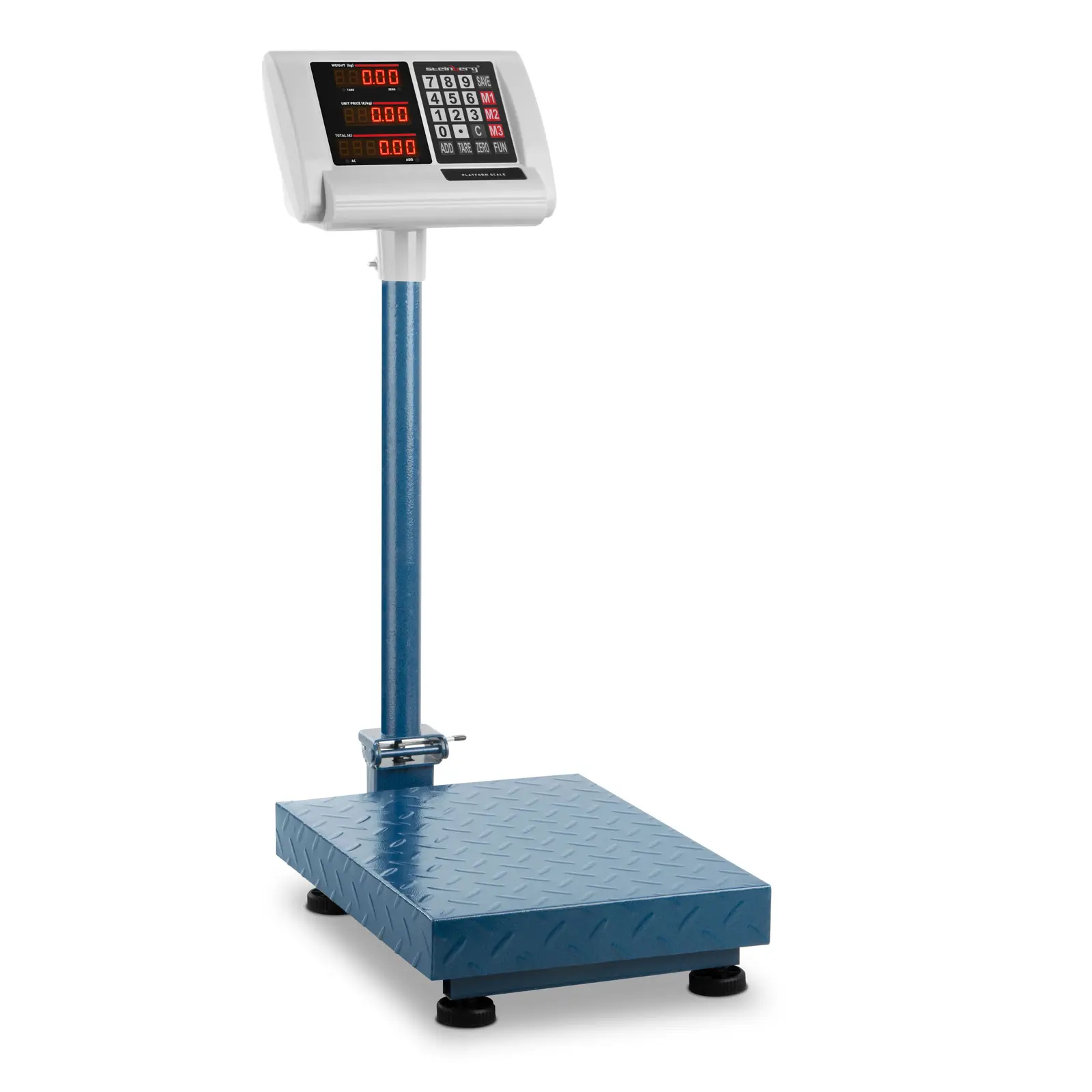 Plošinová váha - 100 kg / 0,01 kg - 40 x 30 cm - skládací - LED (Ukládání: Ano)