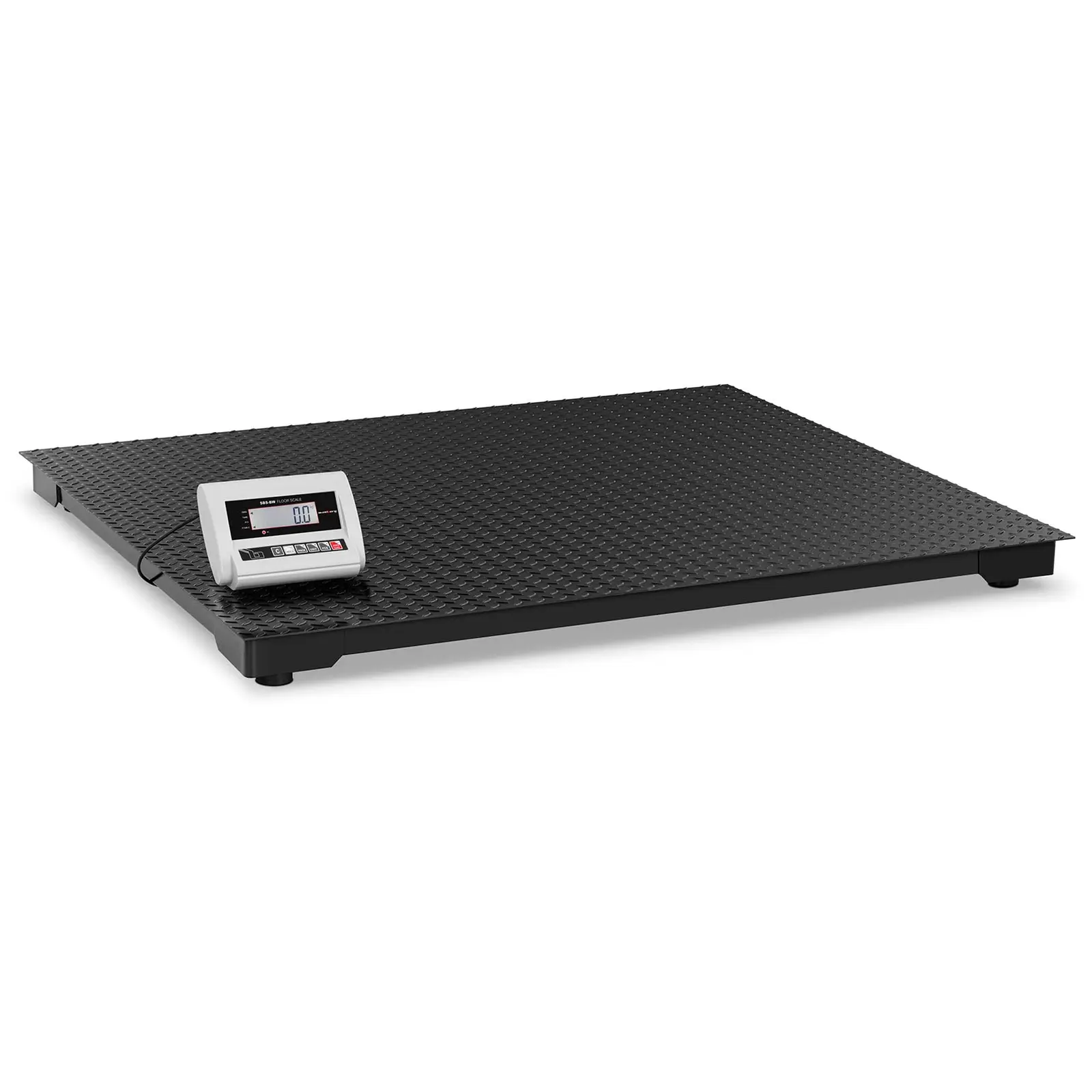 B-zboží Podlahová váha ECO - 5 000 kg / 2 kg - 150 x 150 cm - LCD (Přesnost: 2 kg)