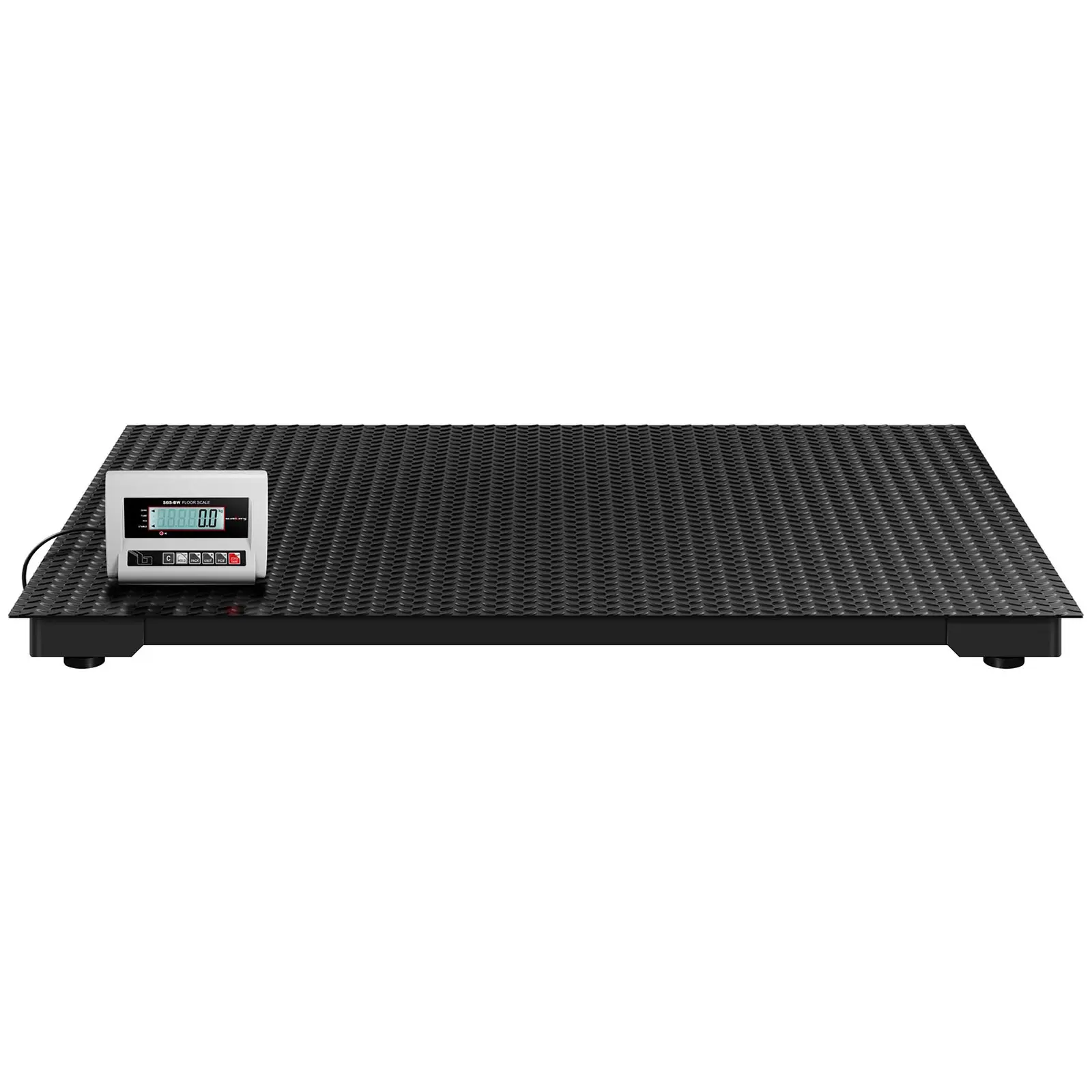 B-zboží Podlahová váha ECO - 5 000 kg / 2 kg - 150 x 150 cm - LCD (Podržet: Ano)