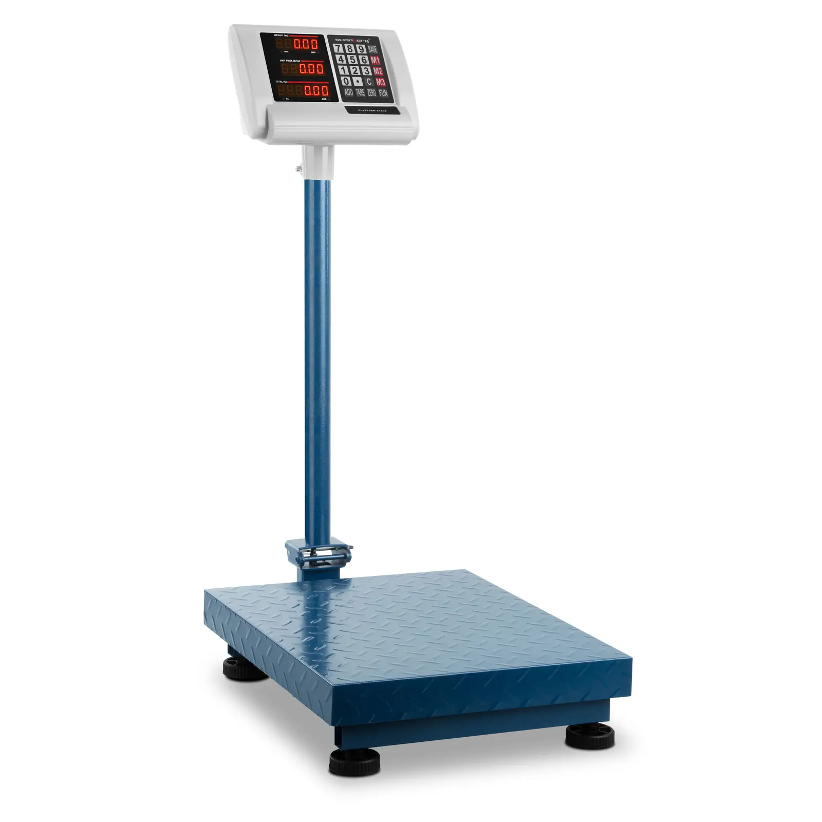 Balance plateforme - 300 kg / 0,05 kg - 40 x 50 cm - rabattable - LED (Sauvegarde: Oui)