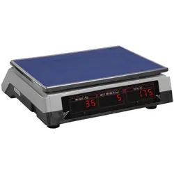 Balanza digital para control - 30 kg / 2 g - blanco - LED