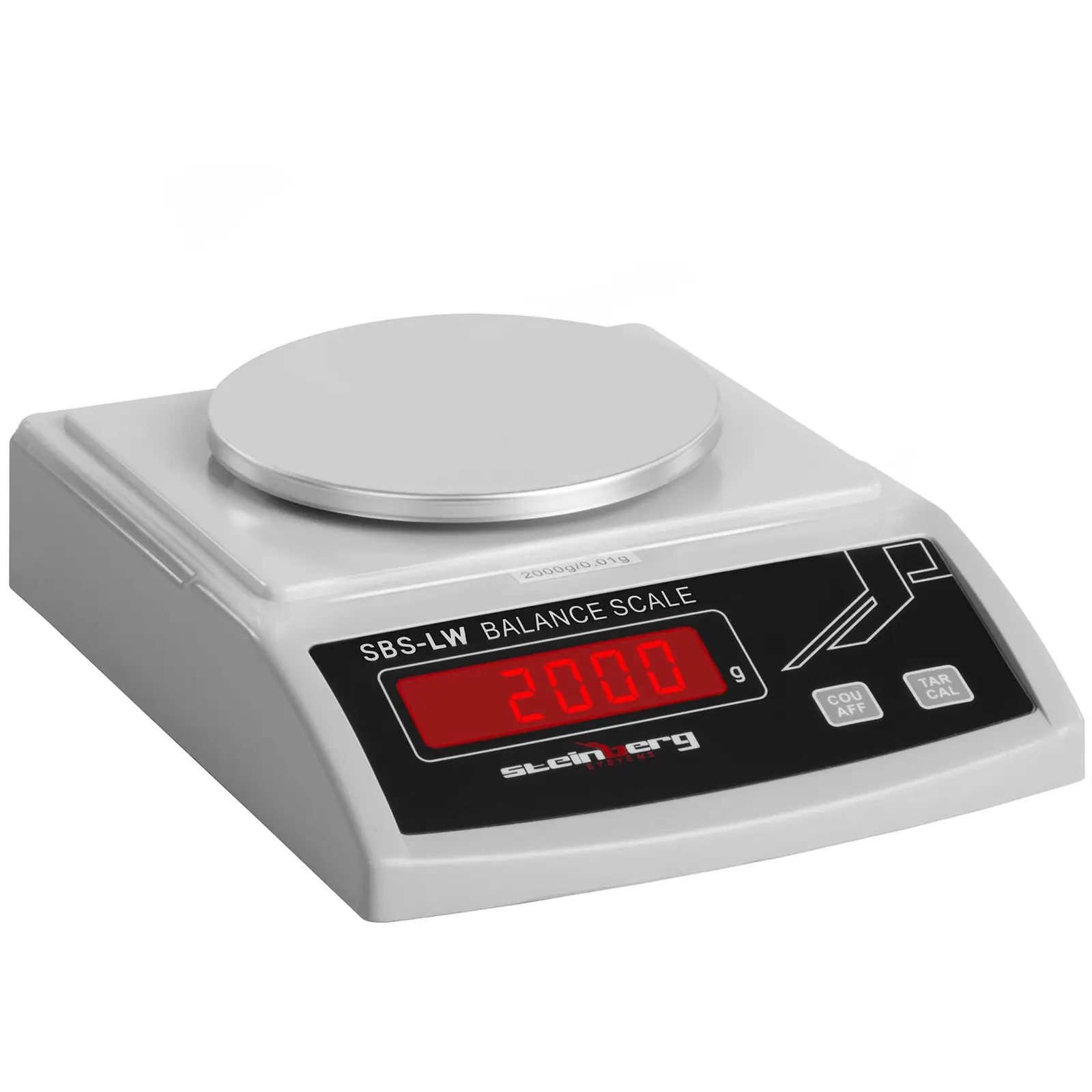 Přesná váha - 2 000 g / 1 mg - bílá (Hustota: Ne)