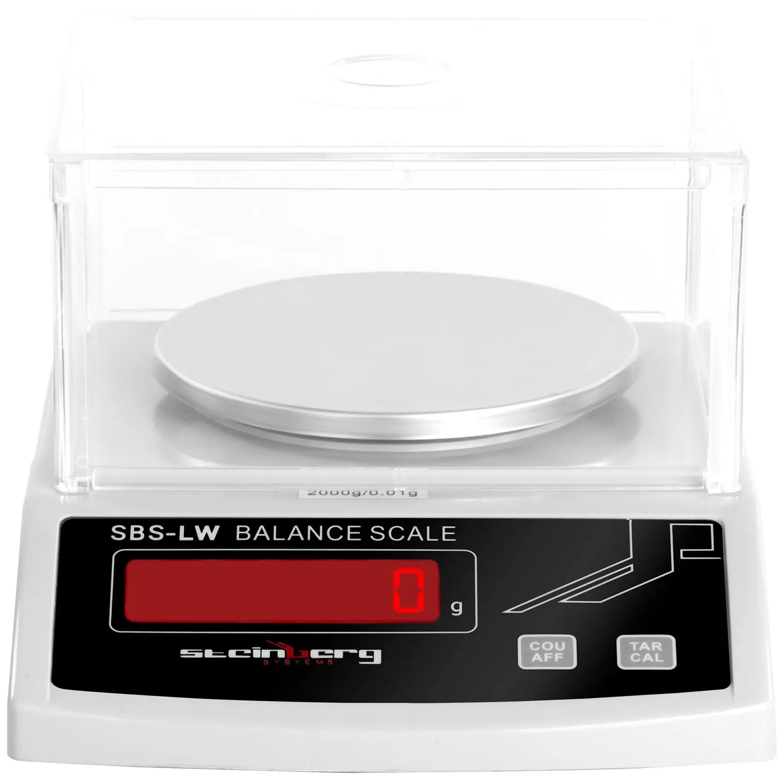 Přesná váha - 2 000 g / 1 mg - bílá (Čitelnost: 0.01 g)