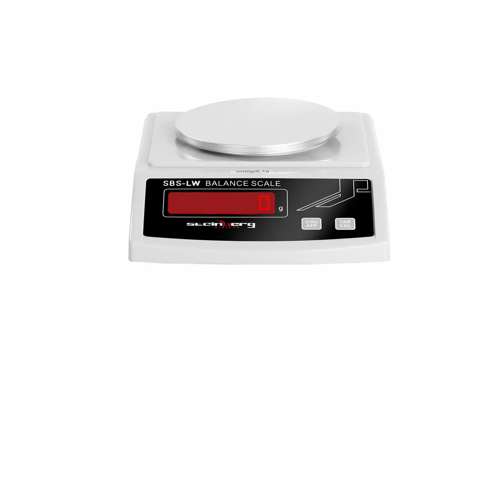 Přesná váha - 3 000 g / 0,1 g - bílá (Podržet: Ne)
