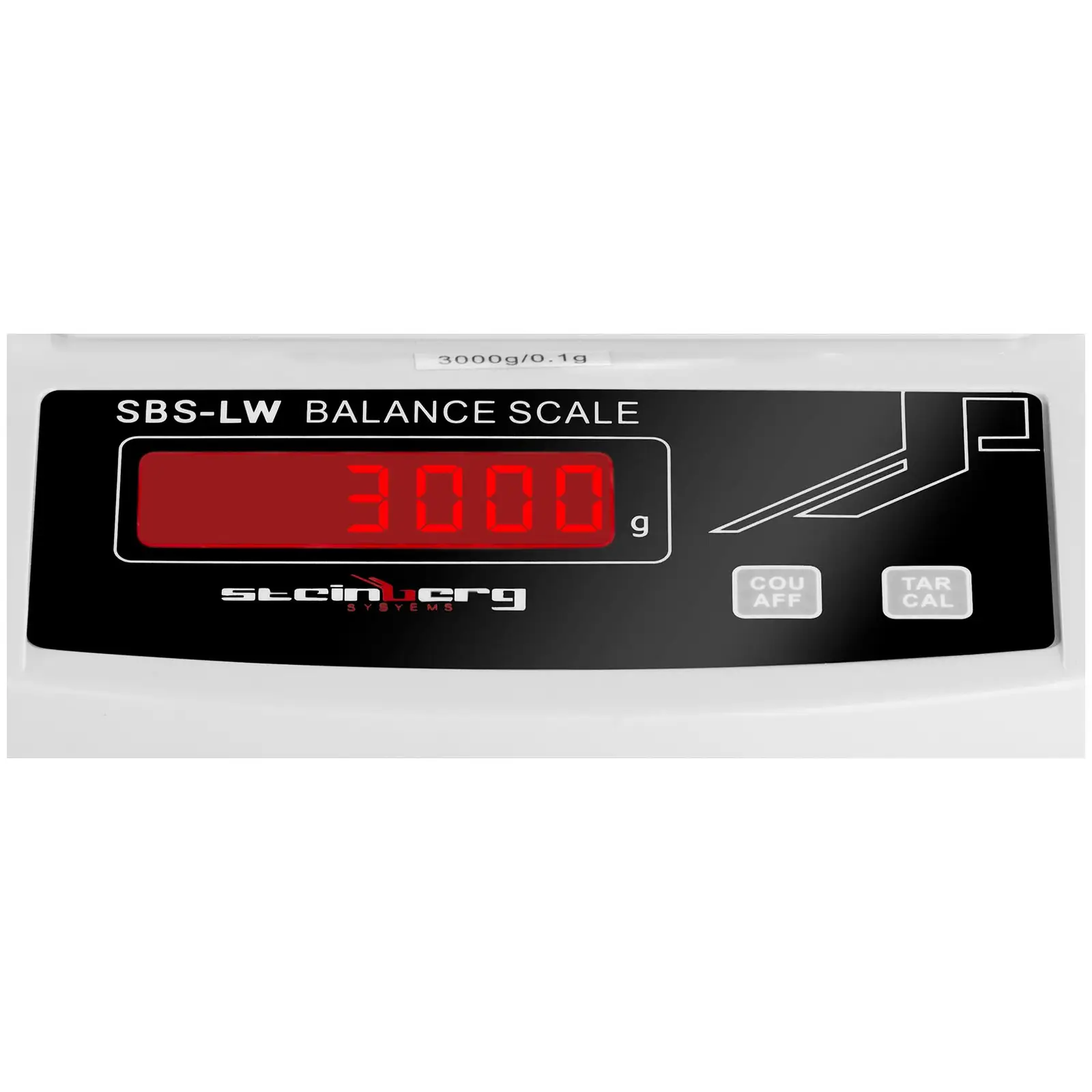 Přesná váha - 3 000 g / 0,1 g - bílá (Ukládání: Ne)
