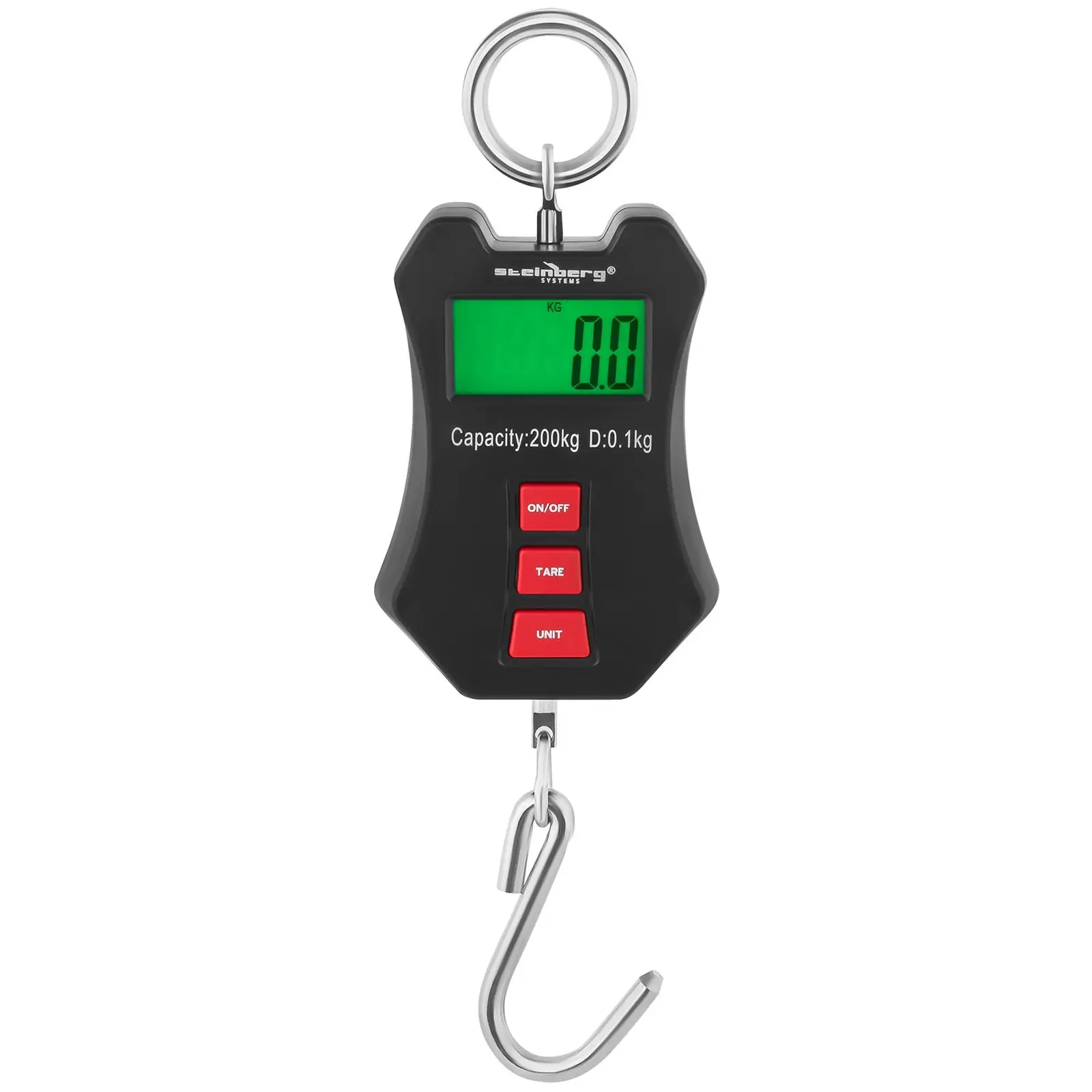 Balance suspendue - 200 kg/0,1 kg - avec écran LCD (Précision: 0.1 kg)
