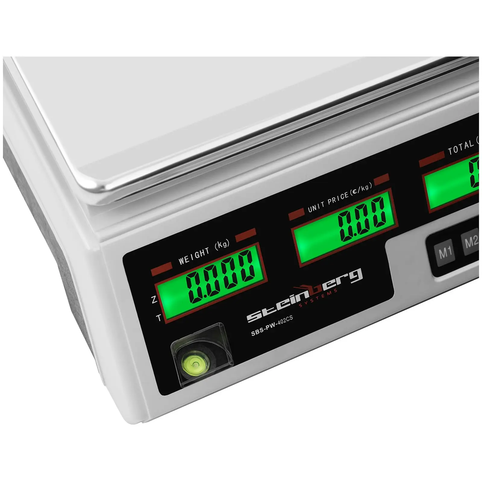 Kontrolní váha - 40 kg / 2 g - 33,9 x 23,3 cm - 6 LCD (Tárování: Ano)