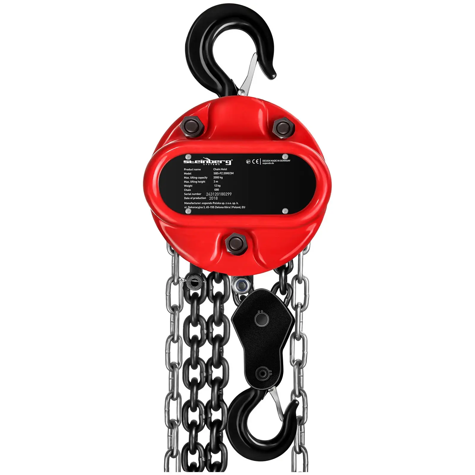 Chain Block - 2,000 kg - 3 m