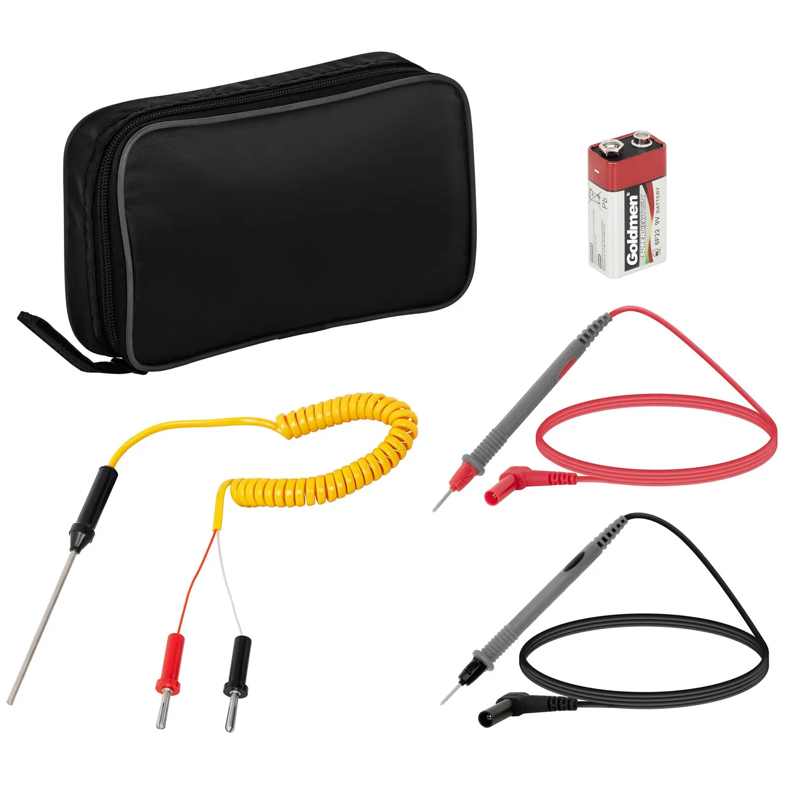 Multimètre - Capacité d’affichage de 6 000 valeurs - Test de transistor hFE - Détection sans contact de la tension (NCV) - Mesure de température - TrueRMS - Bargraphe (Mesure du courant CA/CC: Oui)