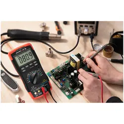 Multimetro - 6.000 conteggi - Test di transistor hFE - NCV - Misuratore di temperatura - TrueRMS