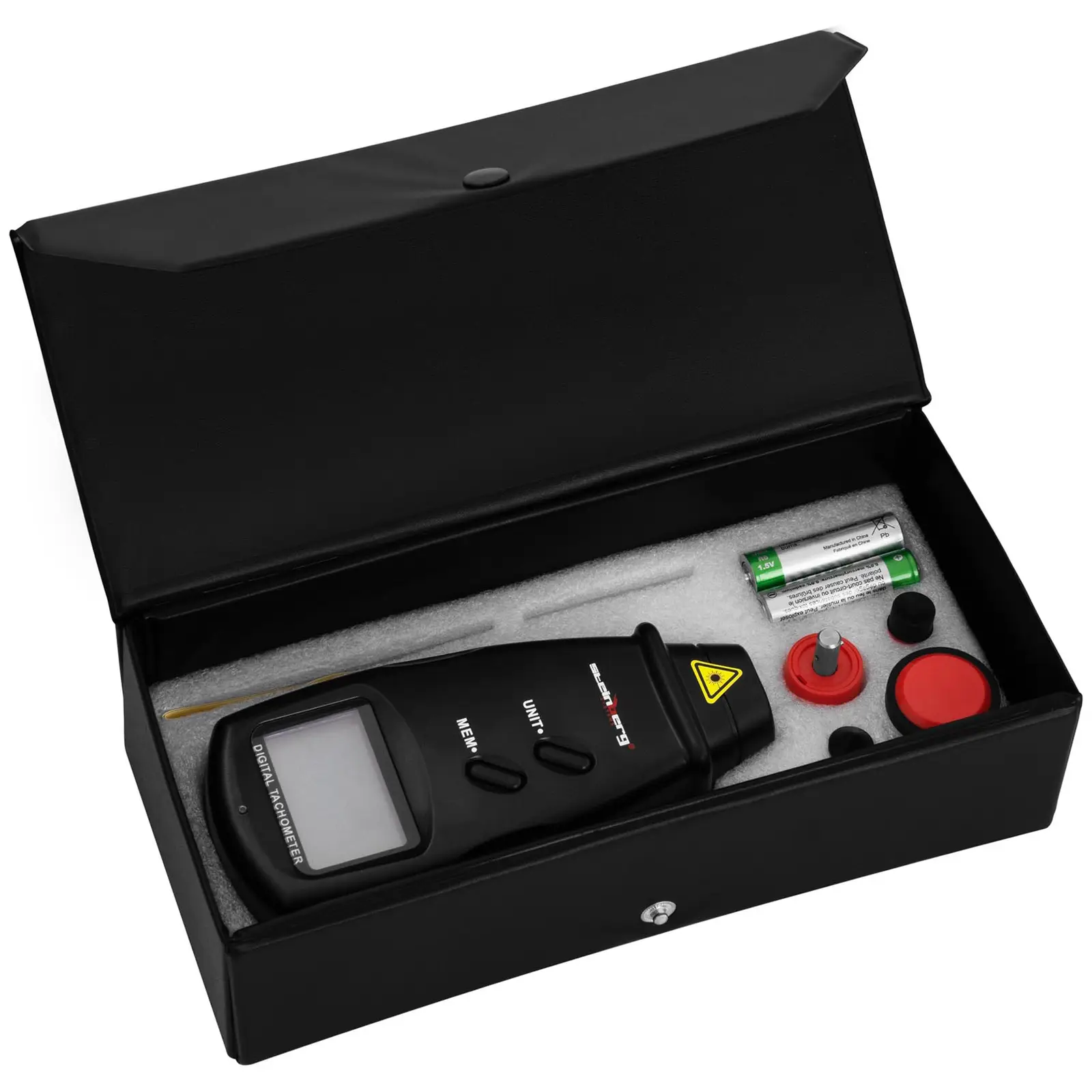 Digital takometer - upp till 99 999 varv/min - LCD