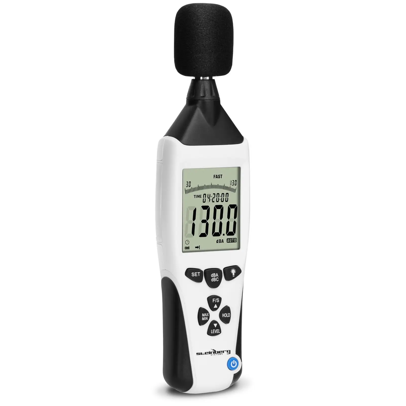 Hlukoměr - 30 až 130 dB (Podržet: Ano)