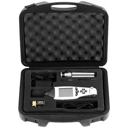 Fonometro professionale - da 30 a 130 dB - LCD - USB - Con borsa e vari accessori