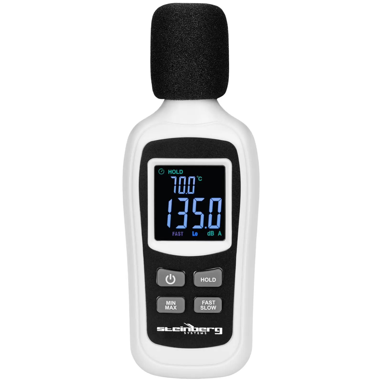 Hlukoměr - 35 až 135 dB (Podržet: Ano)