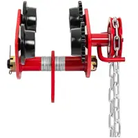 Beam Trolley - 1,000 kg - flange width range 77 - 133 mm - with chain