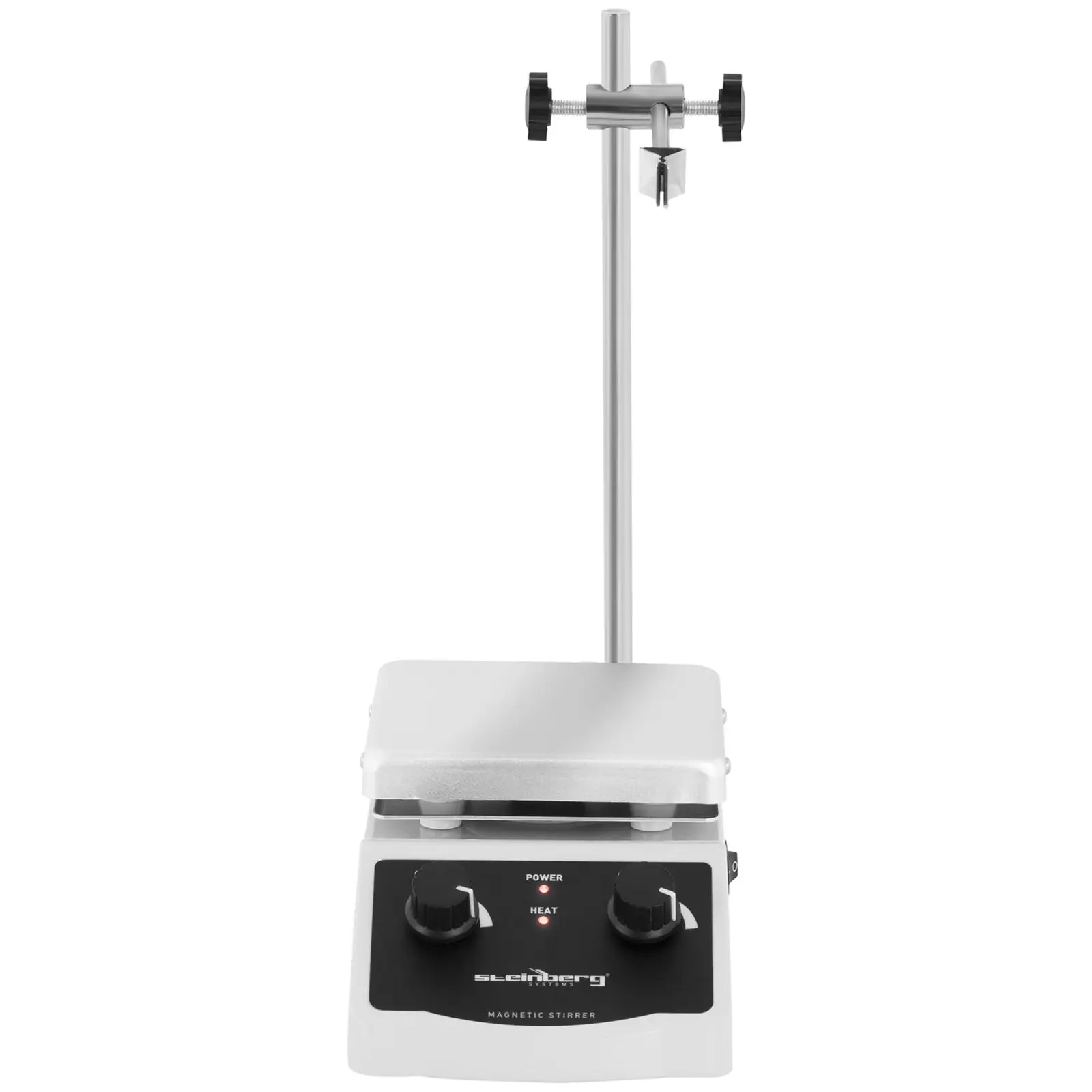 Magnetická míchačka s ohřevem - 380 °C - 2 l - 2 000 ot/min (Časovač: Ne)