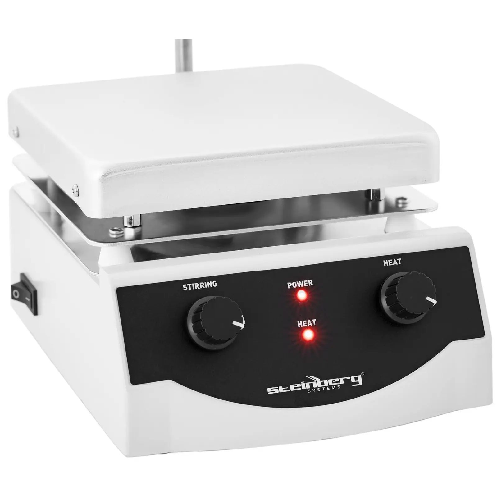 Magnetická míchačka s ohřevem - 380 °C - 5 l - 2 000 ot/min (Počet ploch: 1)