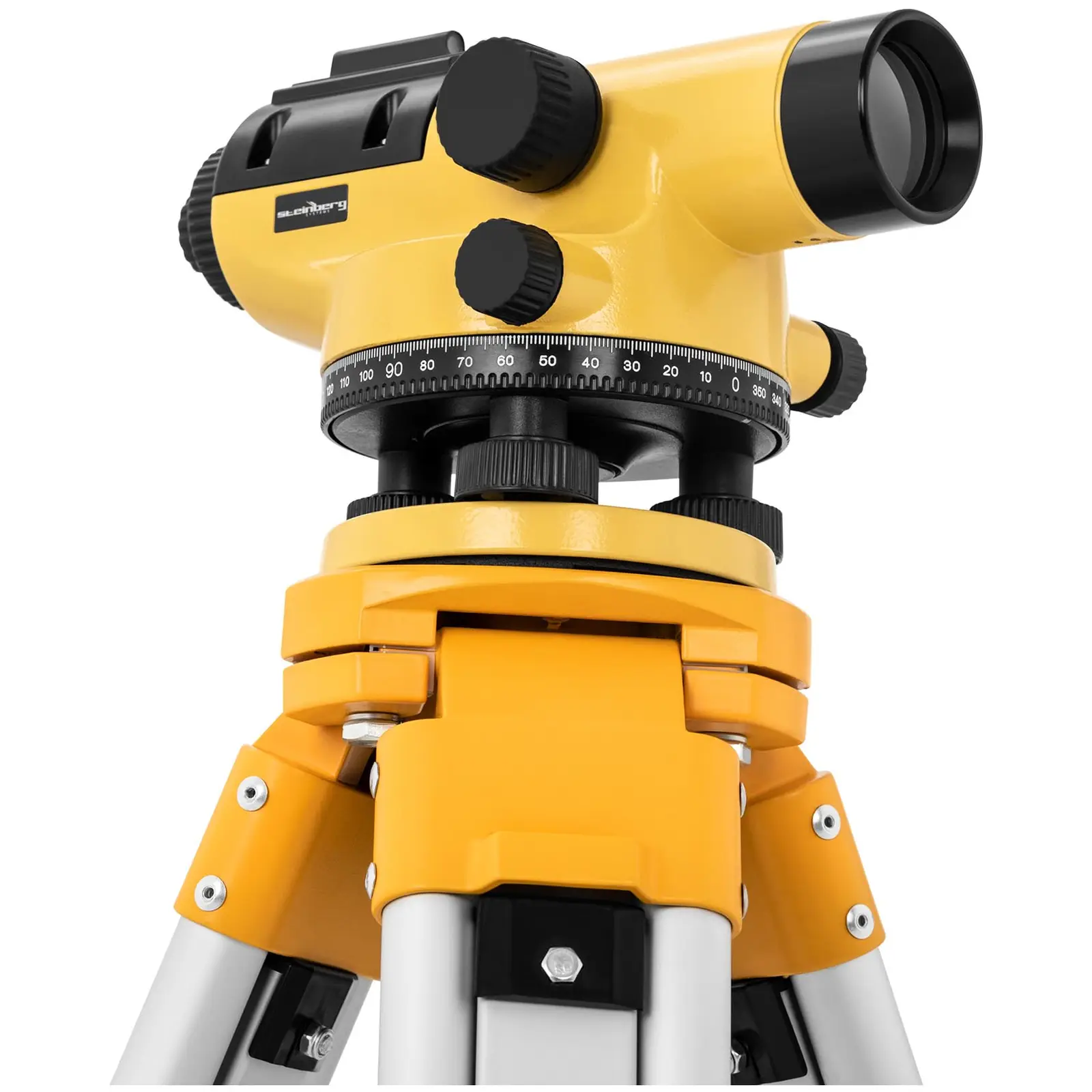 Automatic Level - with tripod and level staff - 32x magnification - 38 mm lens - deviation 1 mm - magnetic compensator