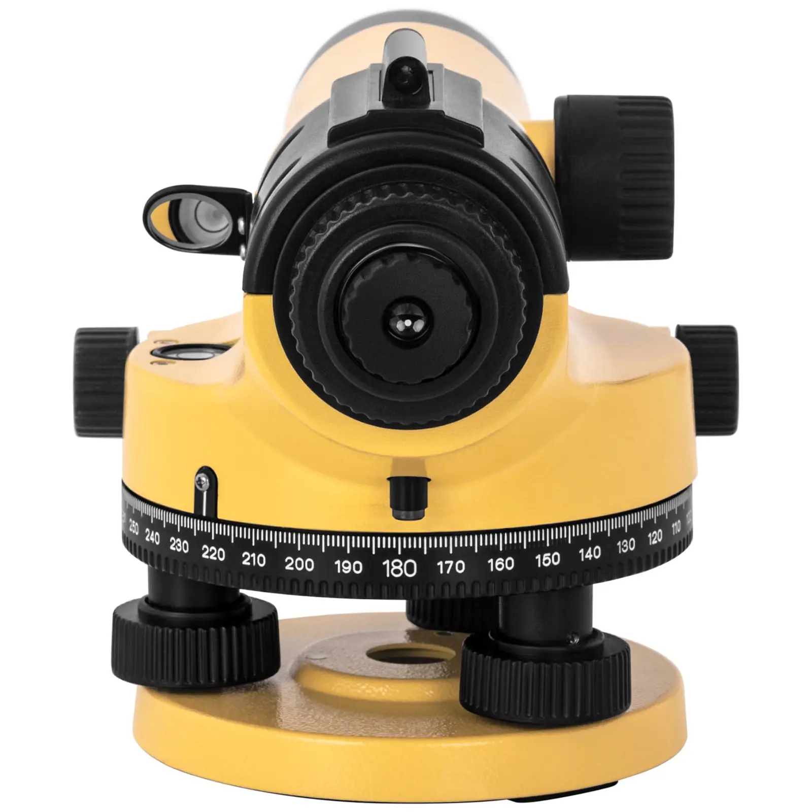 Niveau de chantier avec trépied et mire - Grossissement 32x - Objectif 38 mm - Écart 1 mm - Compensateur à amortissement magnétique (Image: Droite)