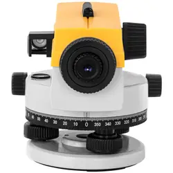 Nivel óptico - con trípode y mira - 20 aumentos - lente de 34 mm - desviación 2,5 mm - compensador amortiguado por aire