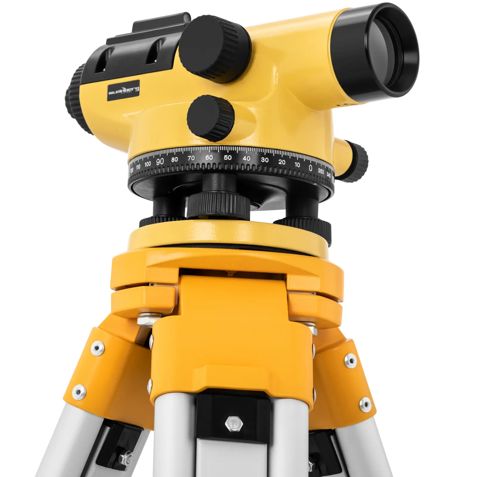 Nivelační přístroj - sada se stativem a latí - zvětšení 28x - objektiv 36 mm - odchylka 1,5 mm - magnetický kompenzátor (Směrodatná odchylka: 1.5 mm)