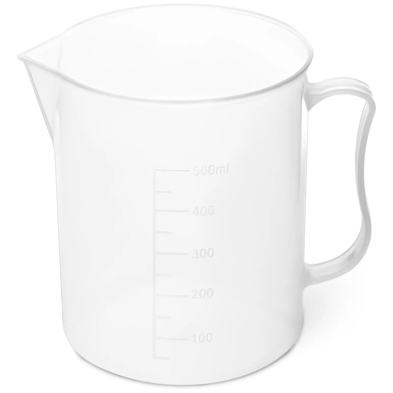 Mérőpohár - 500 ml - kiöntővel és fogantyúval - 10 darab