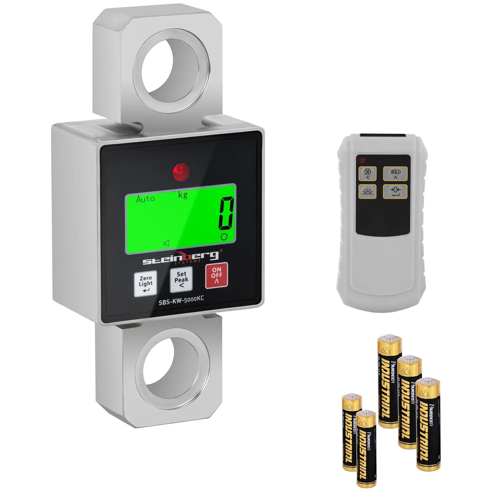 Siloměr - 5000 kg / 1 nebo 2 kg - LCD - digitální