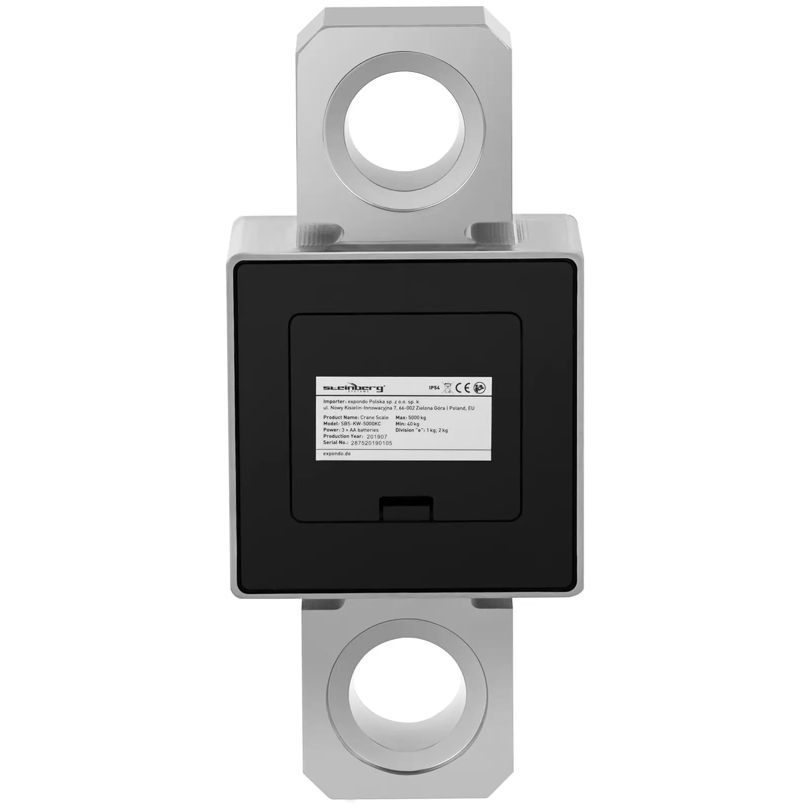 Balance suspendue - numérique - 5 000 kg/1 ou 2 kg - avec écran LCD (Précision 1: 1 kg)