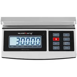 Balance de table - 30 kg / 1 g - 21 x 27 cm - LCD