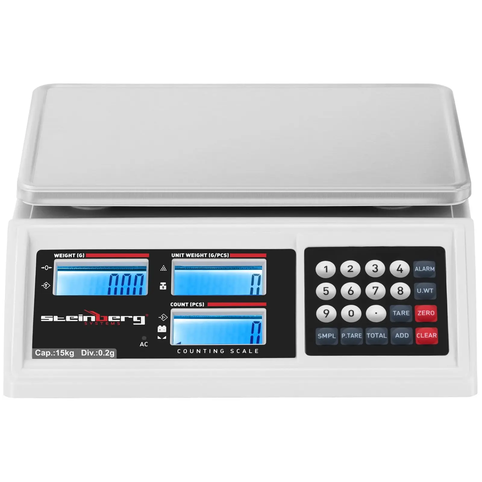 Produtos recondicionados Balança de contagem - 15 kg / 0,2 g - LCD
