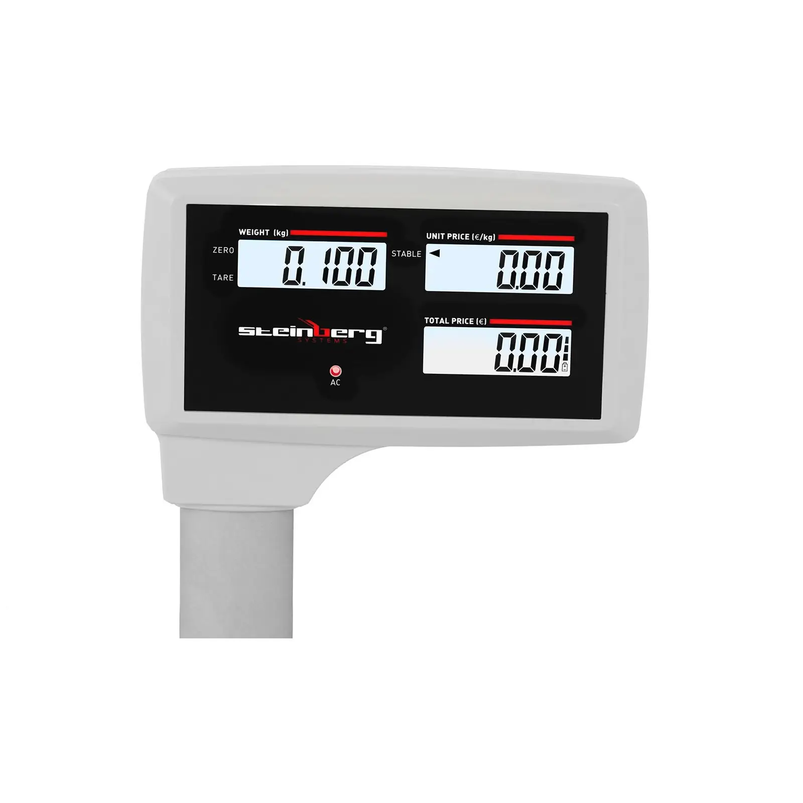 Ellenőrző mérleg - 30 kg / 5 g - LCD kijelző