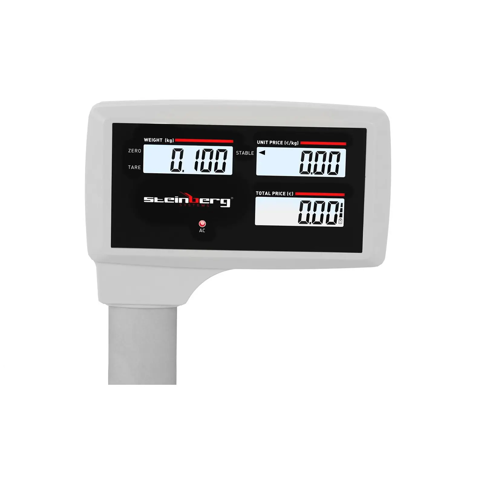 Kontrollwaage - 30 kg / 5 g - LCD-Hochanzeige