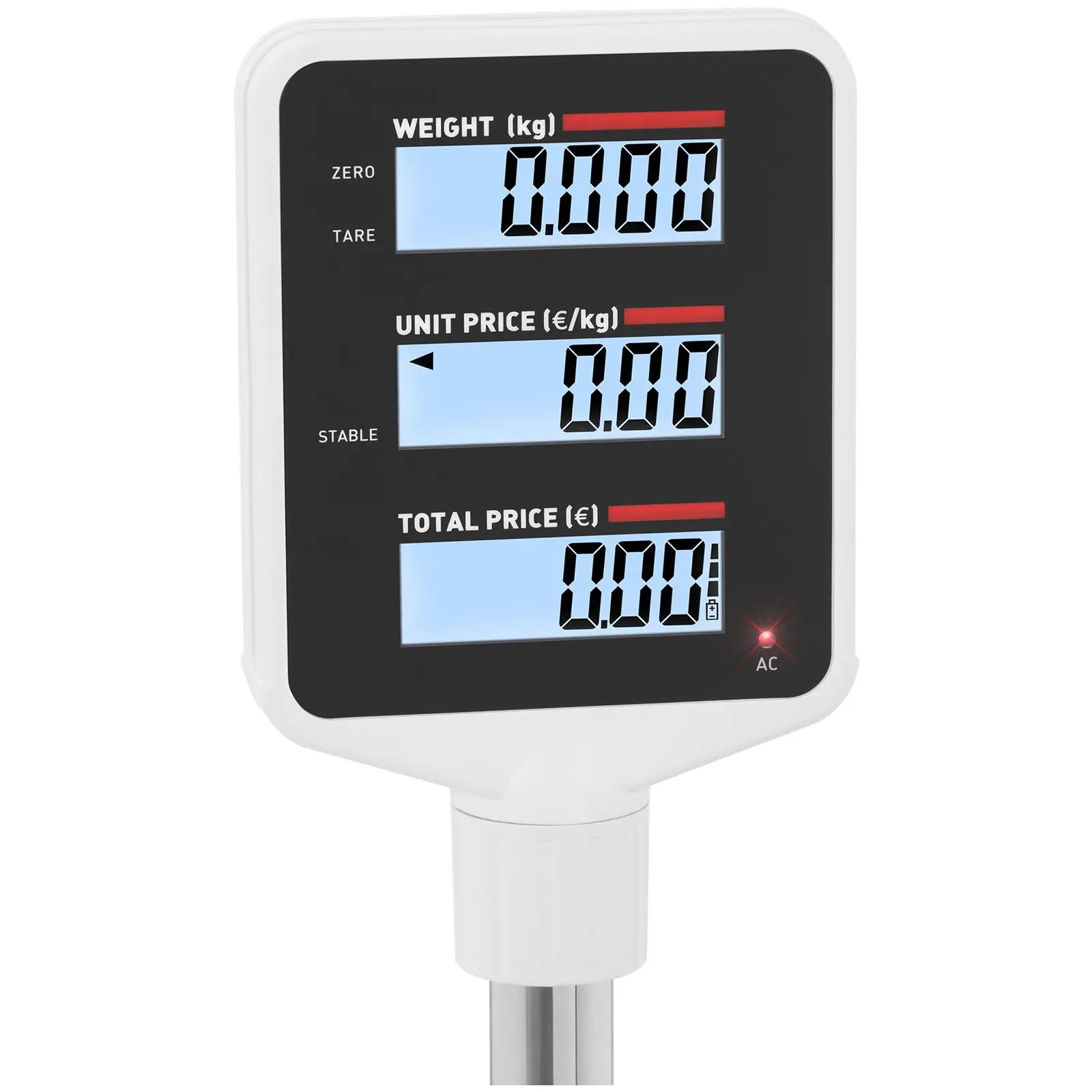 Kontrolní váha - 15 kg / 2 g - 31 x 21 cm - 6 vyvýšených LCD (Přesnost: 0.002 kg)