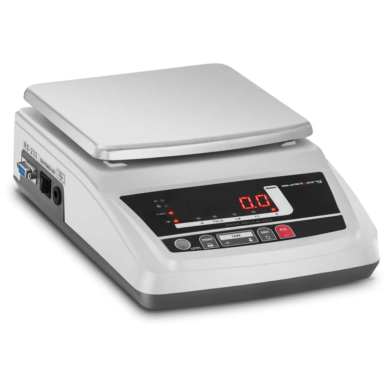 Waga laboratoryjna - LED - 6000 g / 0,1 g