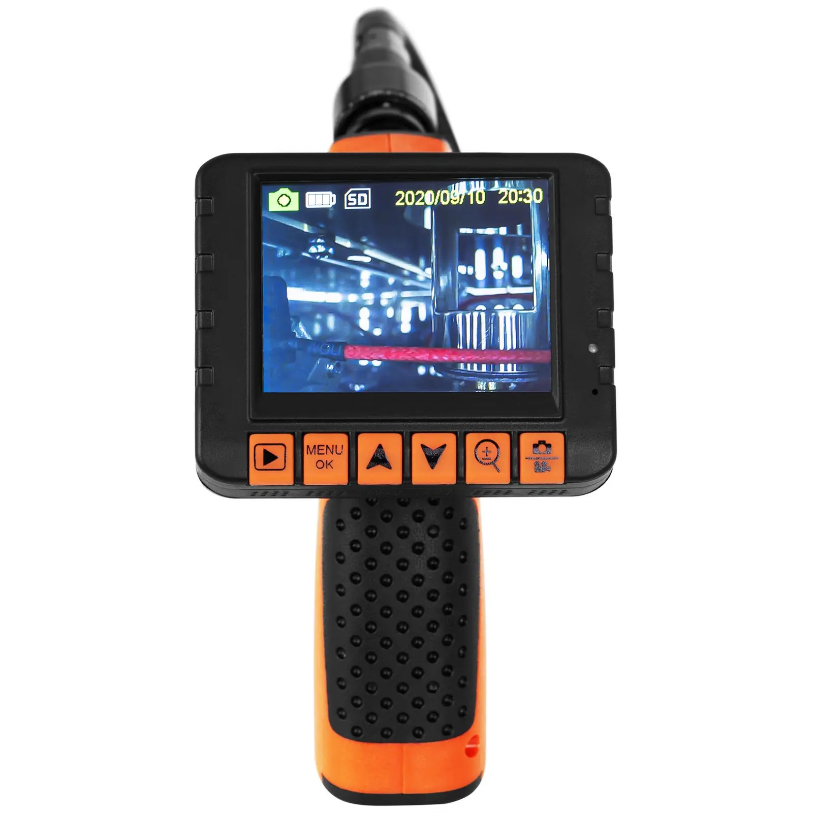Caméra endoscopique - 3,5" LCD - 360° - Fente SD - Ø 10 mm - IP67