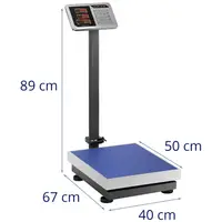 Balance plateforme - 150 kg / 20 g - 50 x30 cm