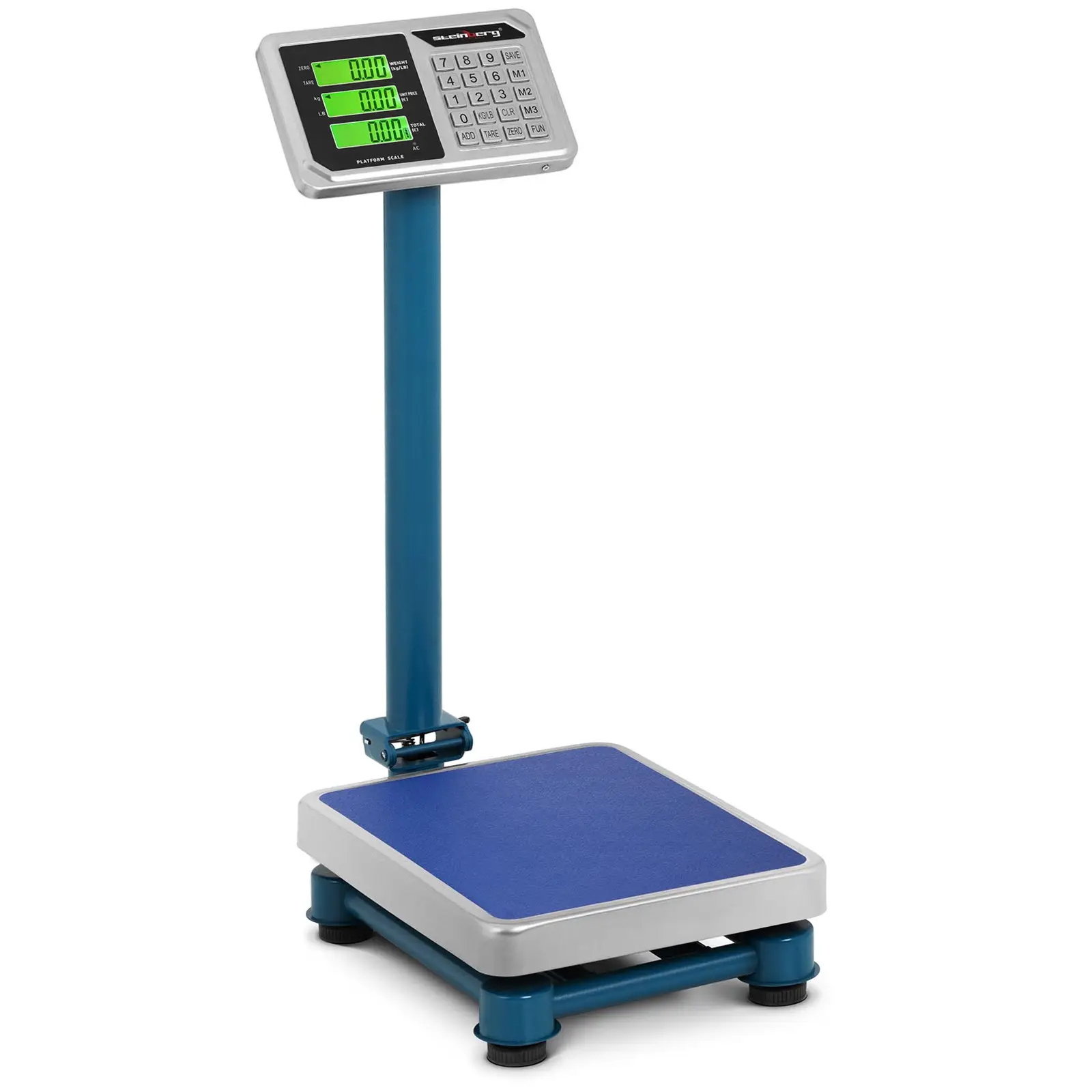 Balança de Plataforma - 100 kg / 20 g - LCD - Aço inoxidável