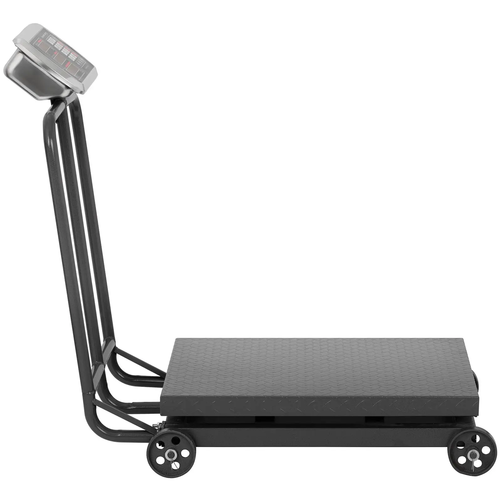 Báscula de plataforma - 600 kg / 100 g - con ruedas - pantalla LED