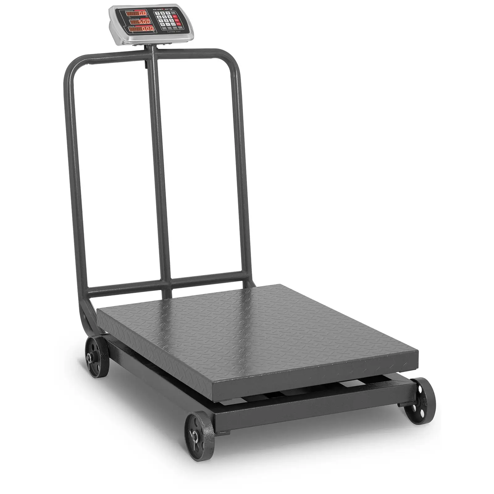 Plattformwaage - 1000 kg / 0,2 kg - 60 x 80 cm rollbar - LED