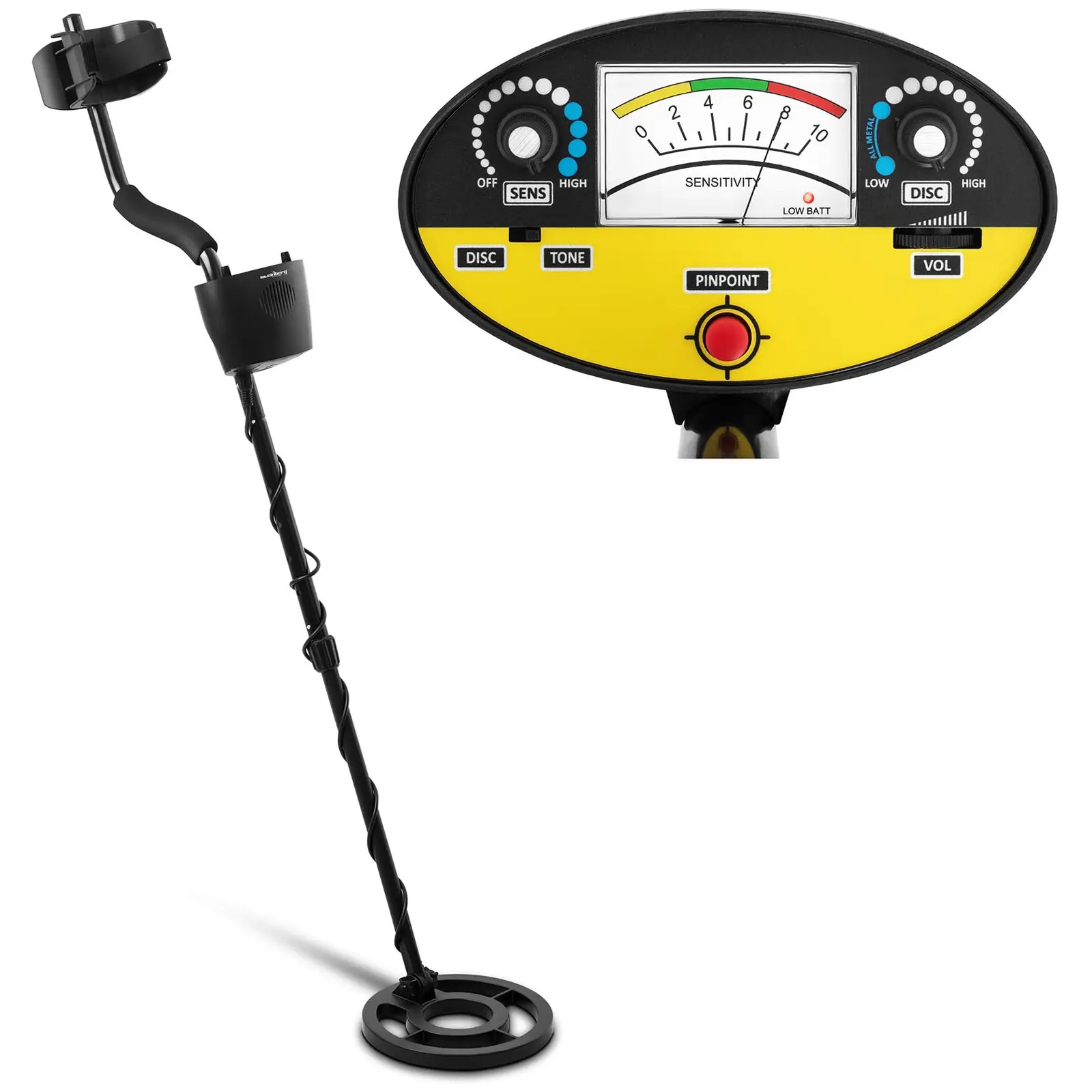 Metal detector professionale di profondità - Ø 22 cm - 150 cm/18 cm