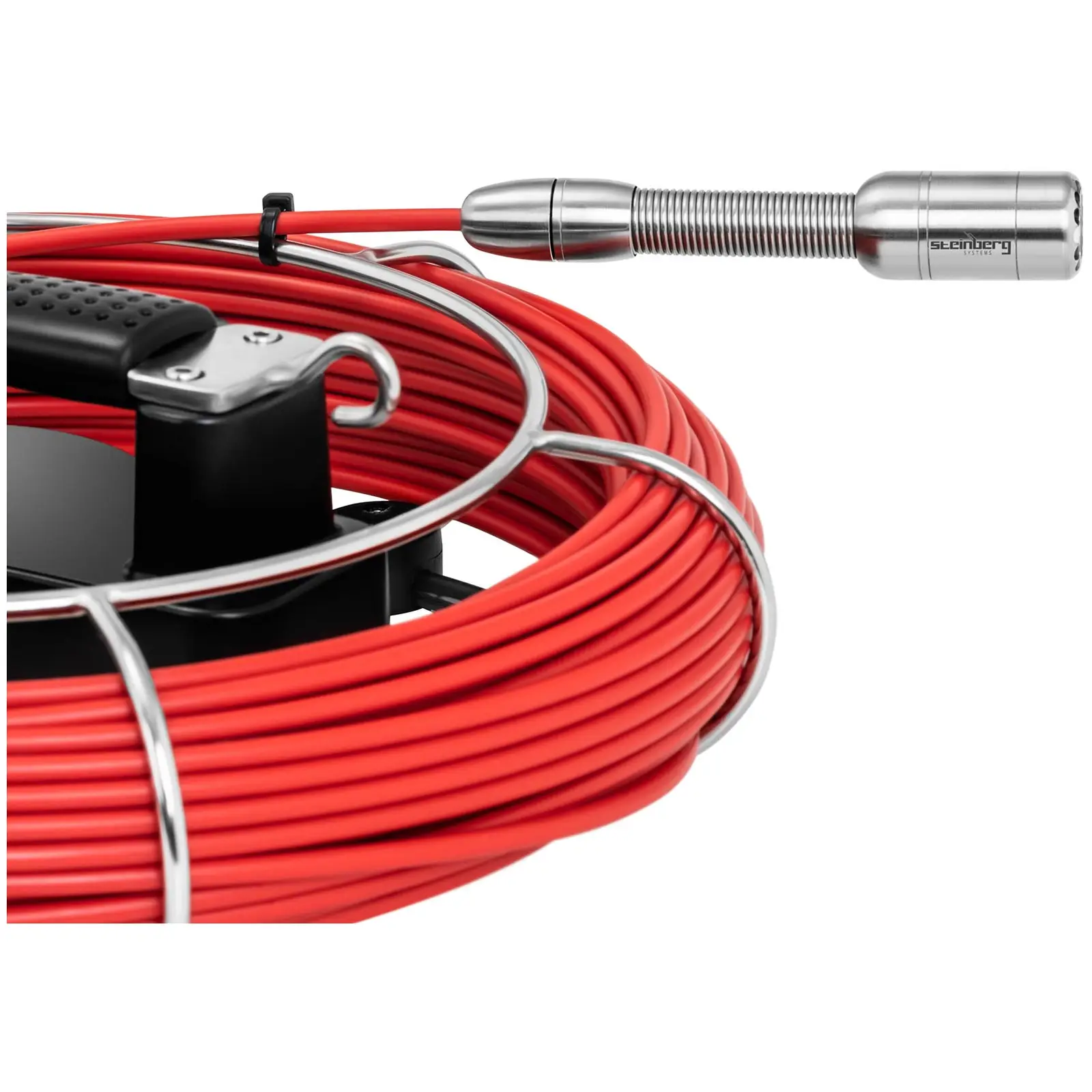 Inspekční kamera - 40 m - 12 LED - 7" displej (Provoz na baterie: Ano)